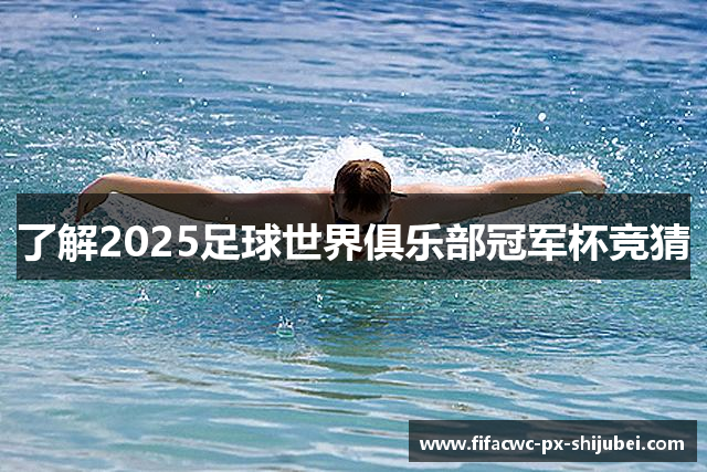 了解2025足球世界俱乐部冠军杯竞猜